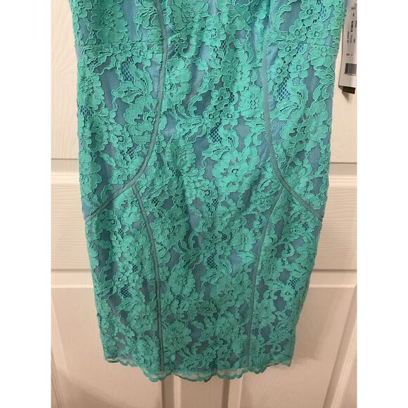 NWT Nicole Miller Full Lace Corset Fitted Silhouette Cocktail Dress, 8 - Picture 4 of 7